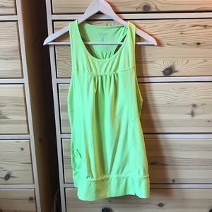 Athleta Lime Green Tank Top Size Medium